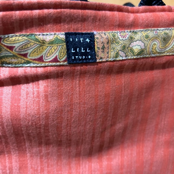 1154 Lill Studio Reversible Purse Small Hand Bag Purse Fabric - Picture 5 of 5